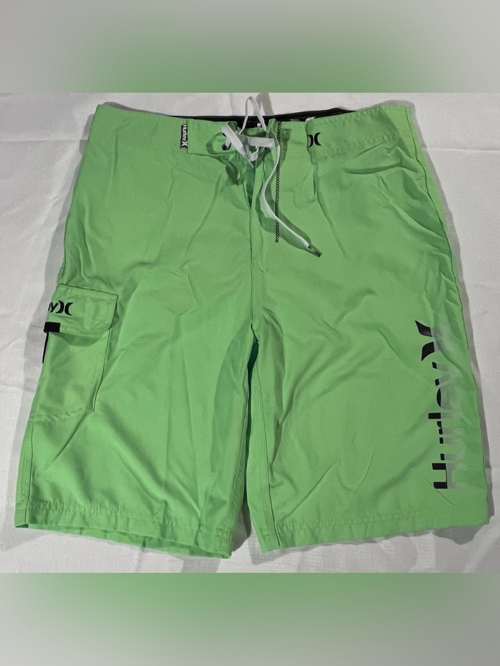 Hurley Neon Green Surf Boardshorts